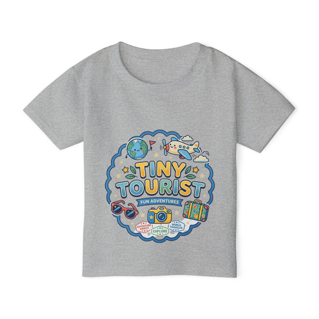 Tiny Tourist Toddler T-Shirt | Kids Travel Shirt, Camera Passport Design