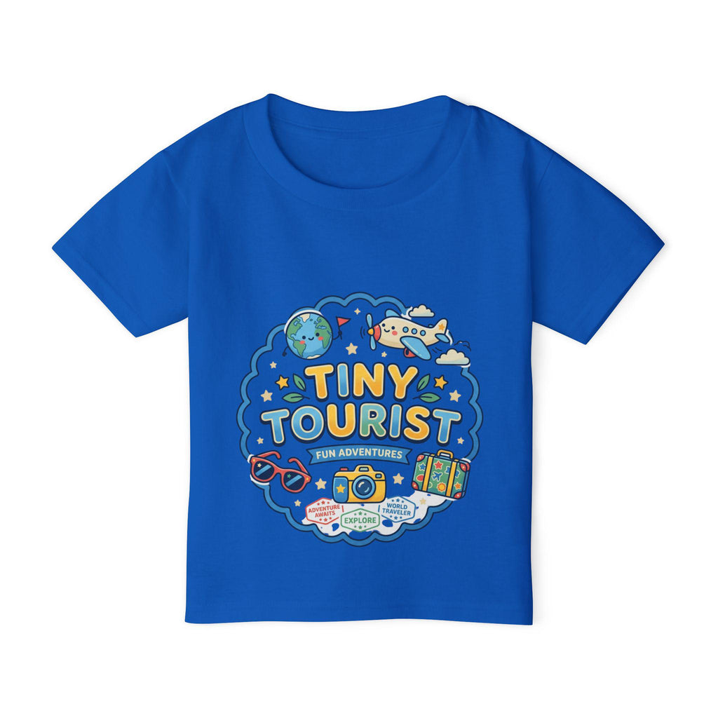 Tiny Tourist Toddler T-Shirt | Kids Travel Shirt, Camera Passport Design