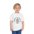 God's Little Warrior toddler tee | Christian knight graphic