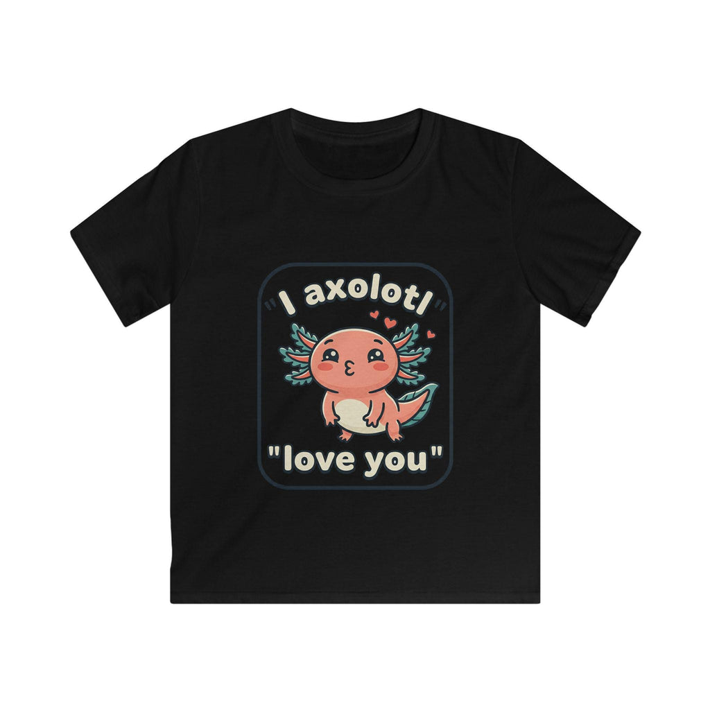 Kids Axolotl Tee | Pink Illustration, Valentine Shirt
