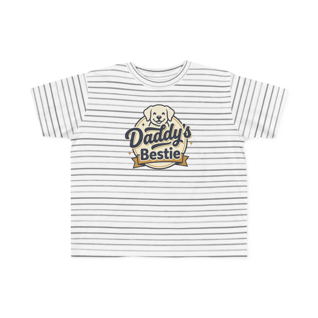 Daddy's Bestie Toddler Tee | Puppy Graphic, Kids Shirt