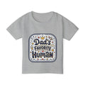 Dad's Favorite Human Toddler T-shirt | Cute Handlettered Kids Tee