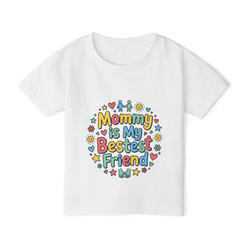 Mommy Is My Bestest Friend Toddler T-shirt | Cute Kids Graphic Tee