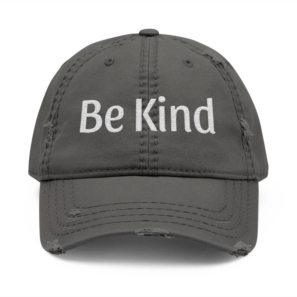 Be Kind Embroidered Hat | Distressed Dad Cap
