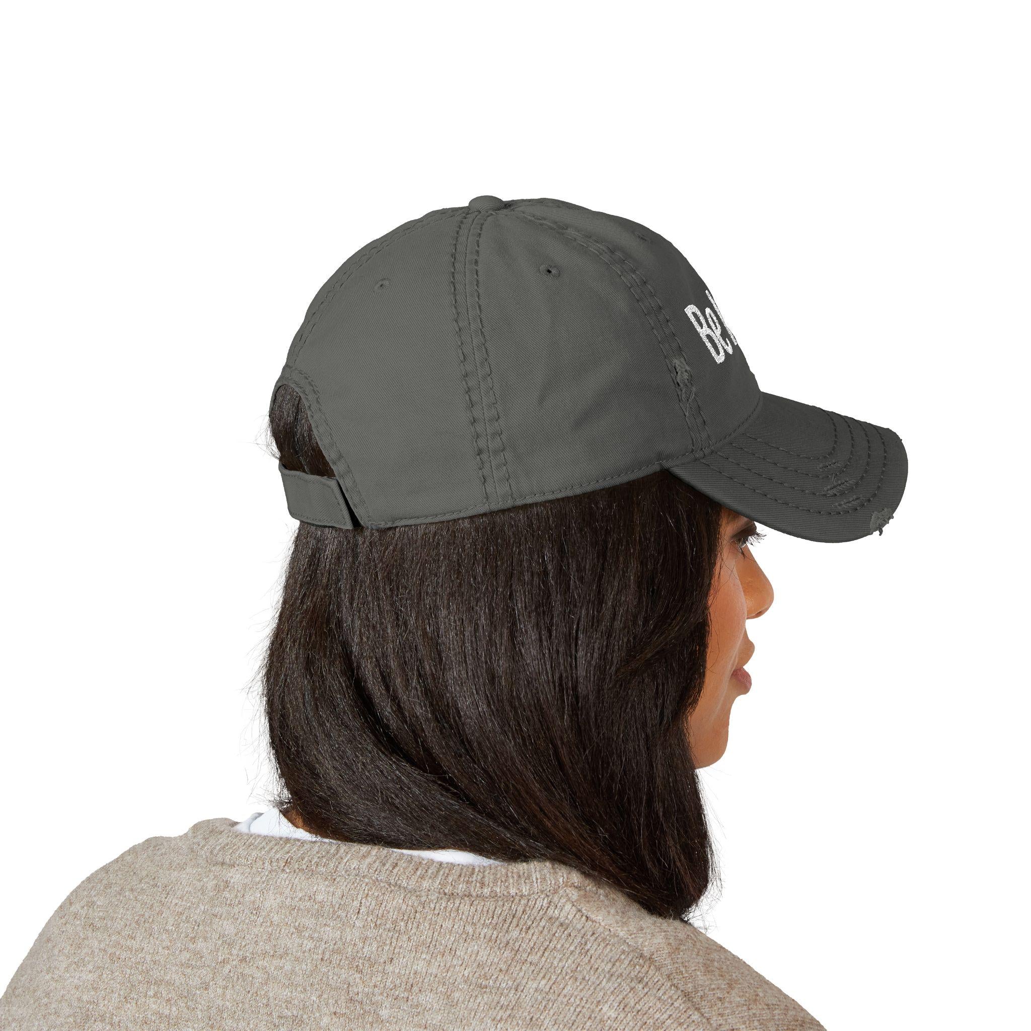 Be Kind Embroidered Hat | Distressed Dad Cap