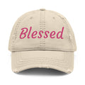 Blessed Embroidered Hat | Distressed Dad Hat