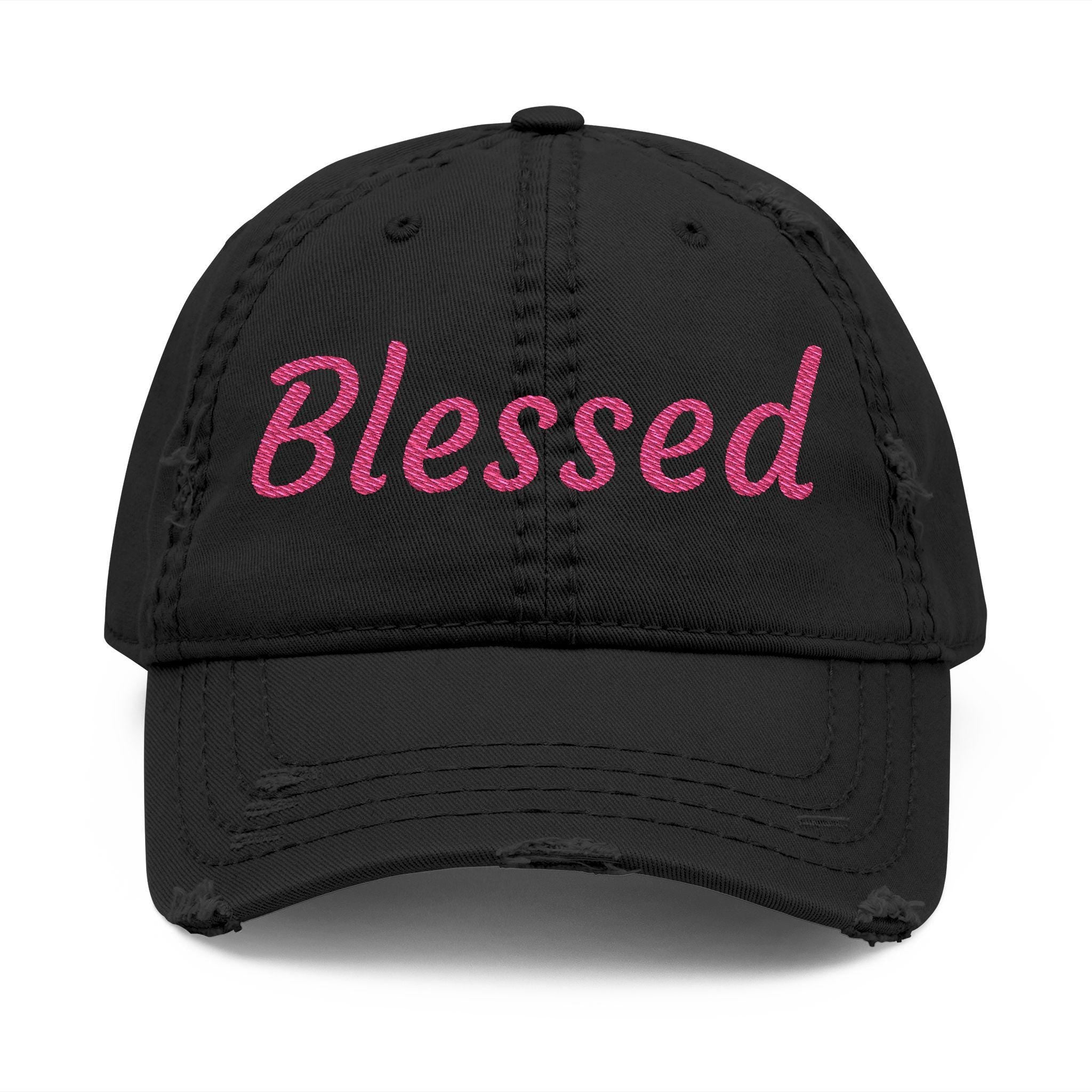 Blessed Embroidered Hat | Distressed Dad Hat