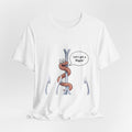 Cartoon Worm on Hook 'Let's get a Biggin' T-Shirt | Fishing Humor