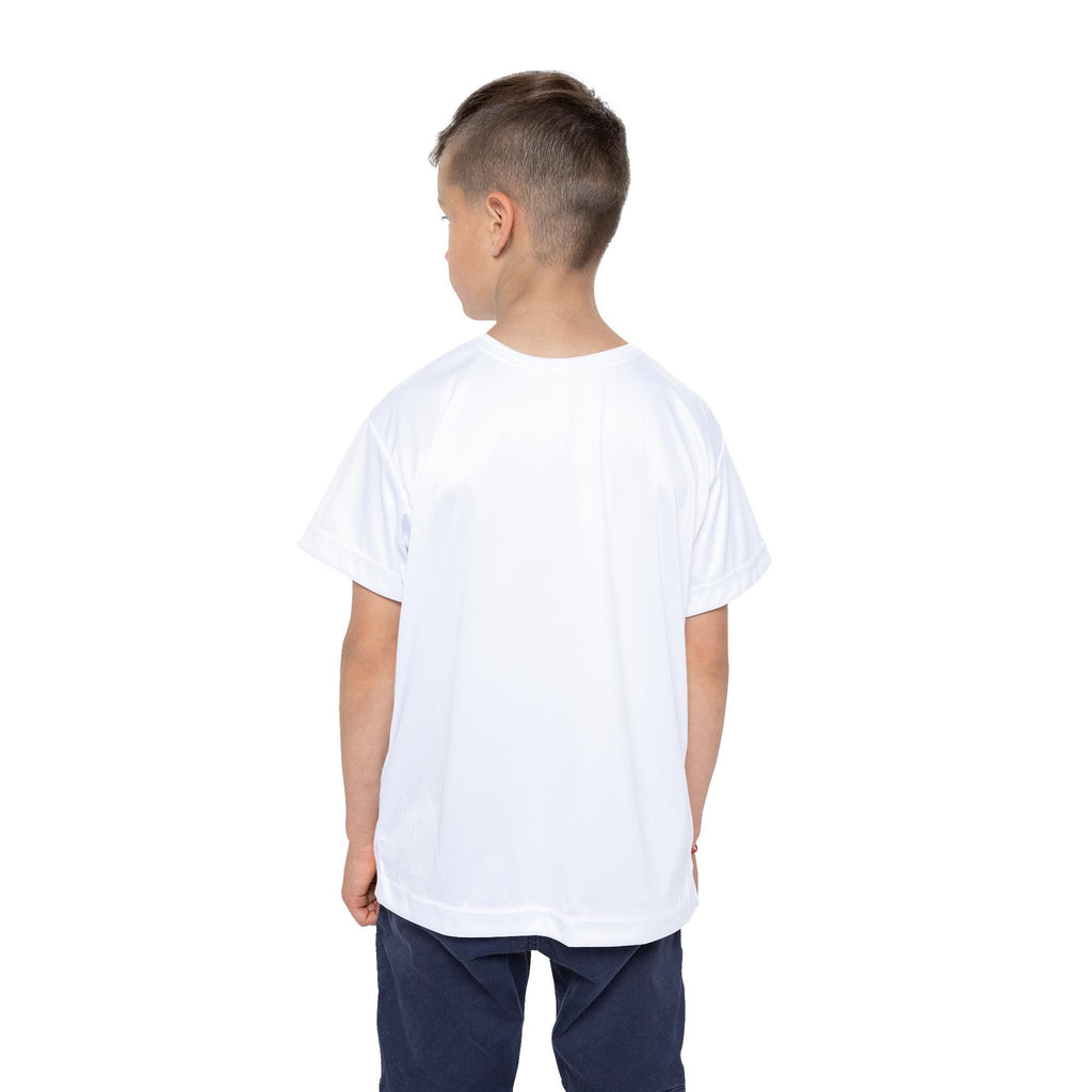 Kids Patriotic T-Rex Fourth of July Jersey | Performance Fabric Shirt