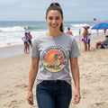 Dachshund Beach Sunset Tee | Stars Stripes and Sausages
