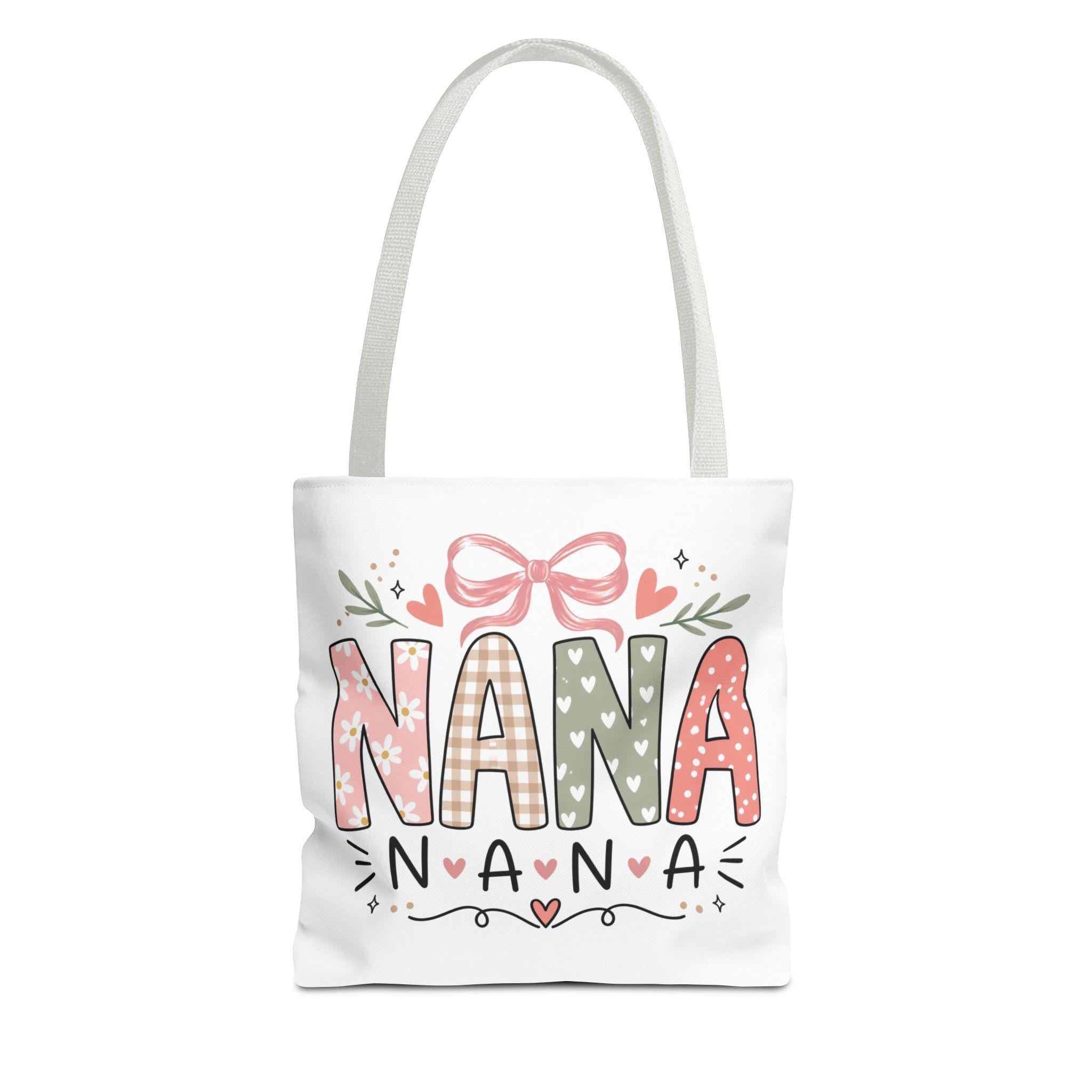 Nana floral bow tote bag | All-over print tote