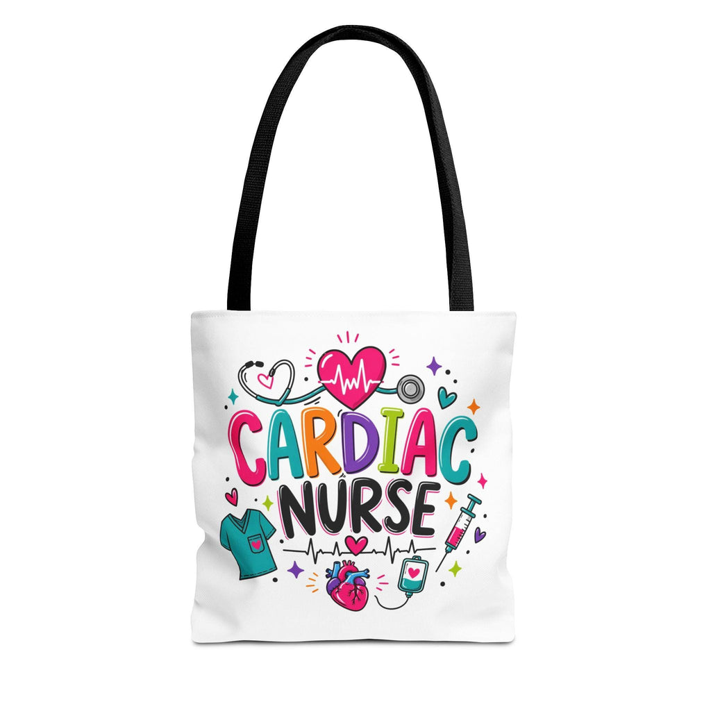 Cardiac Nurse Tote Bag | Heartbeat Stethoscope Scrubs Medical Design