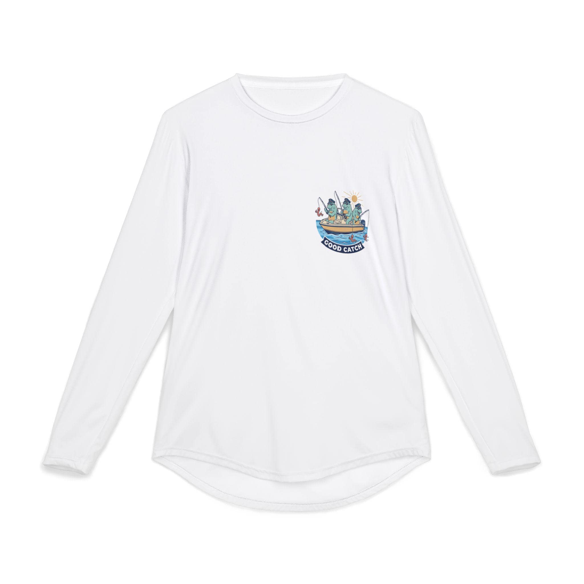 Good Catch Fishing Crew Long Sleeve Shirt | UV Protection