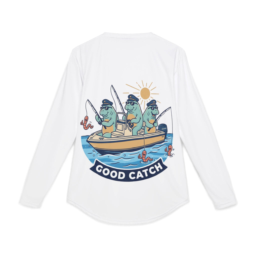 Good Catch Fishing Crew Long Sleeve Shirt | UV Protection