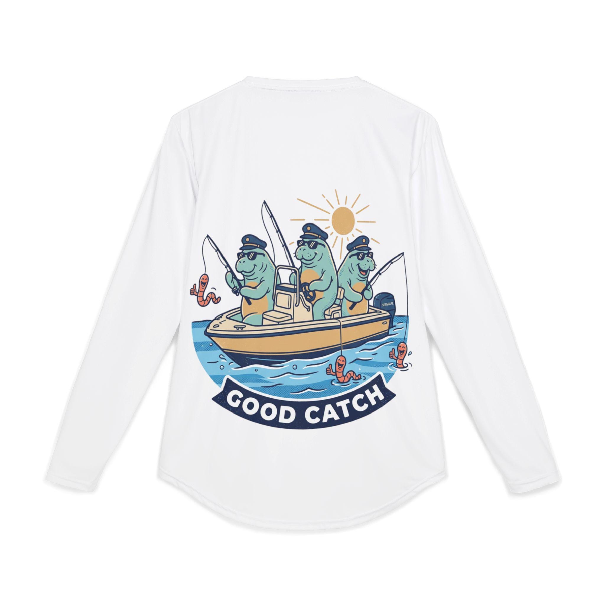 Good Catch Fishing Crew Long Sleeve Shirt | UV Protection