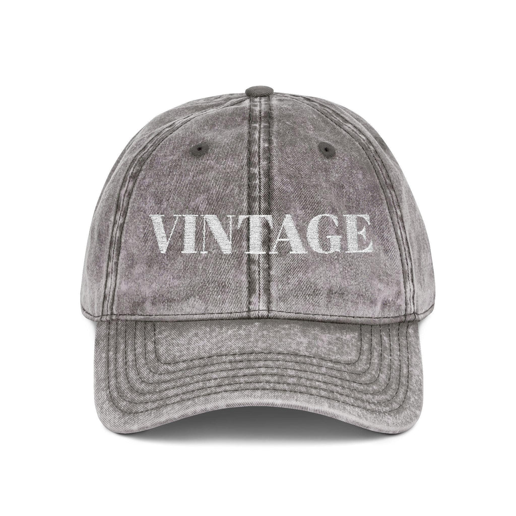 Vintage embroidered cap | distressed text dad hat