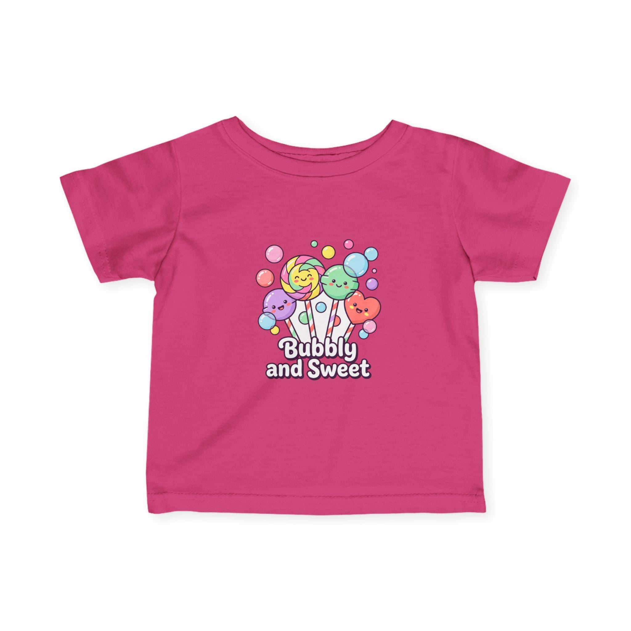 Bubbly and Sweet Infant Tee | Cute Bubble Characters, Pastel Kids Shirt