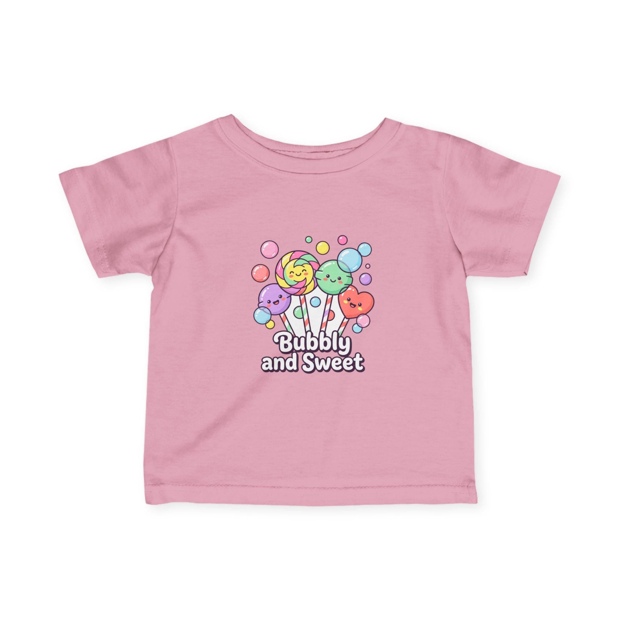Bubbly and Sweet Infant Tee | Cute Bubble Characters, Pastel Kids Shirt