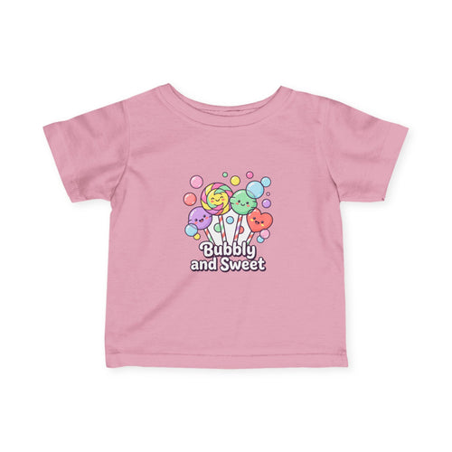 Bubbly and Sweet Infant Tee | Cute Bubble Characters, Pastel Kids Shirt