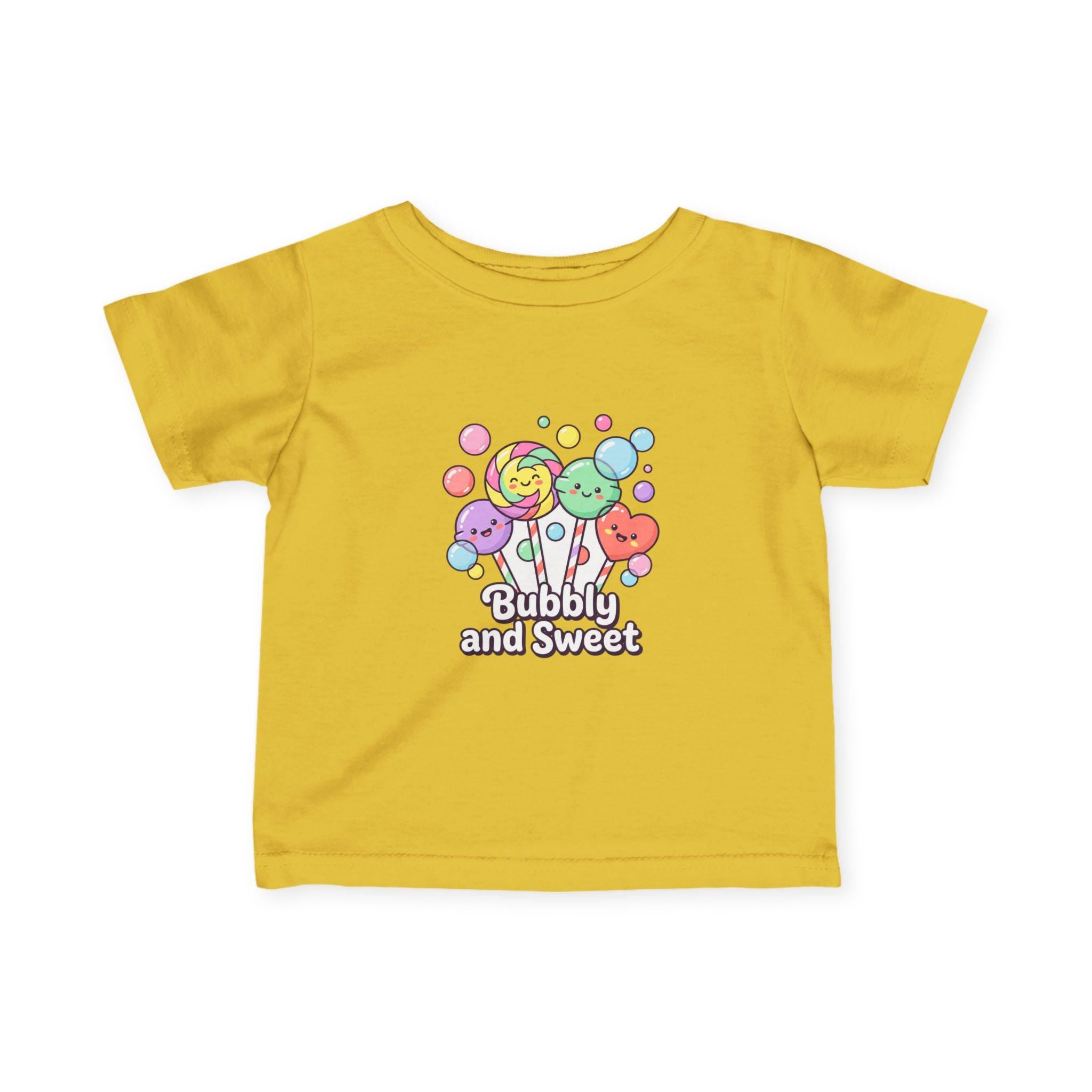 Bubbly and Sweet Infant Tee | Cute Bubble Characters, Pastel Kids Shirt
