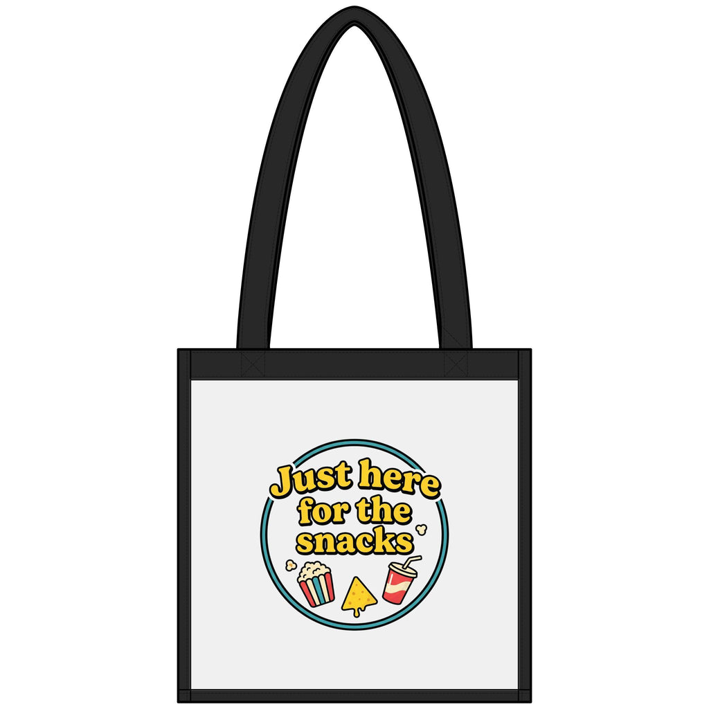Just Here for the Snacks Tote | Movie Night Snack Bag