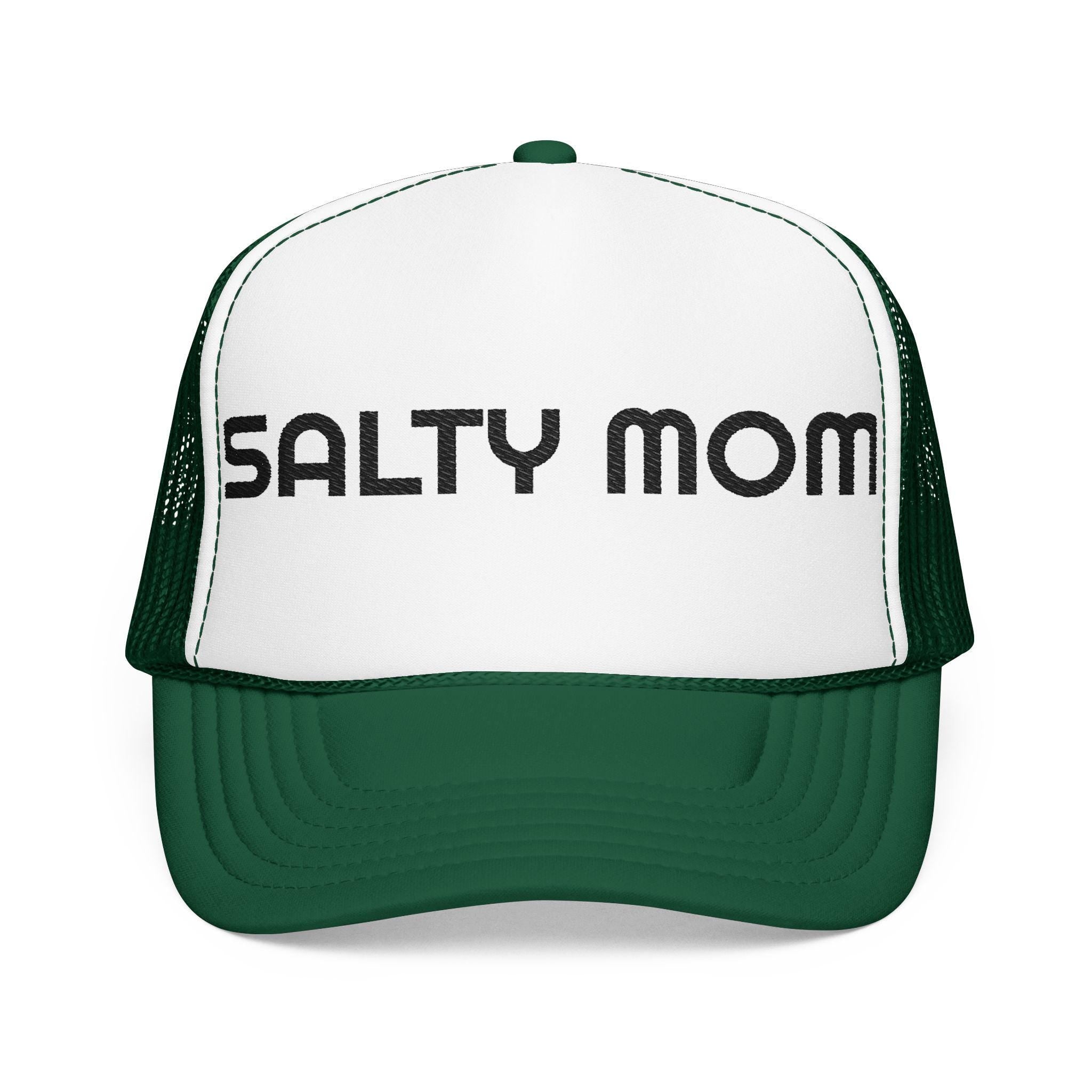 Salty Mom Trucker Hat | Foam Front Mesh Back