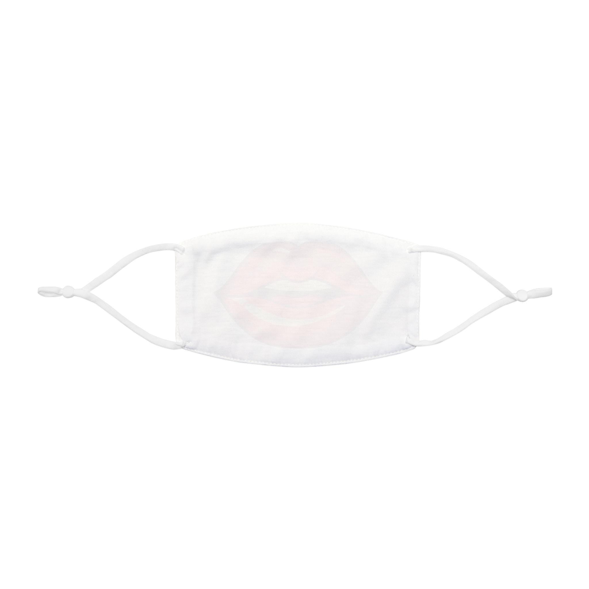 Red Lips Illustration Face Mask | Lip Art Cotton-Feel Mask