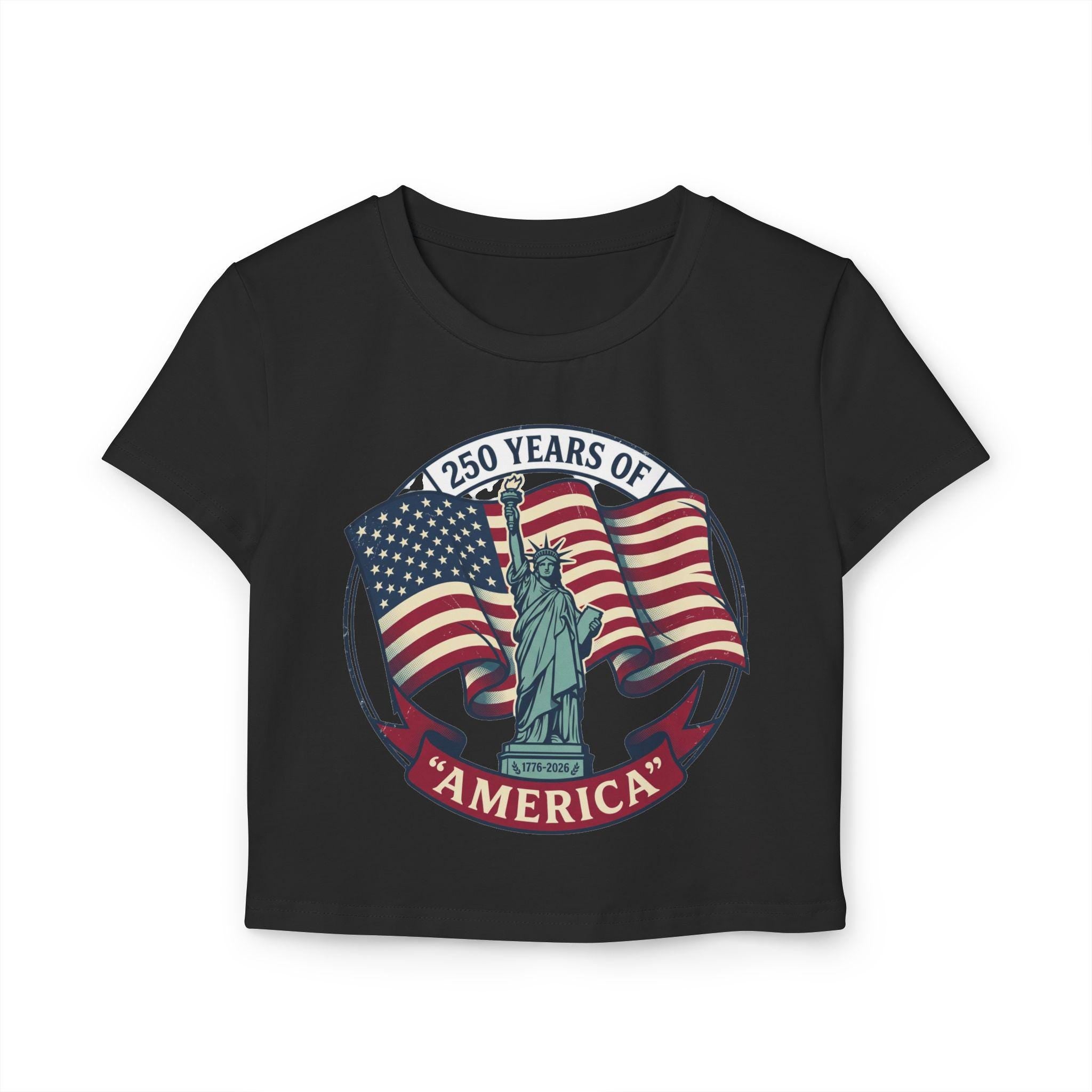 250 Years of America Statue of Liberty Tee | American Flag Patriotic