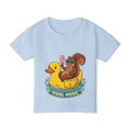 Squirrel on Duck Float 'Pool Mode' Toddler T-shirt | Summer Swim