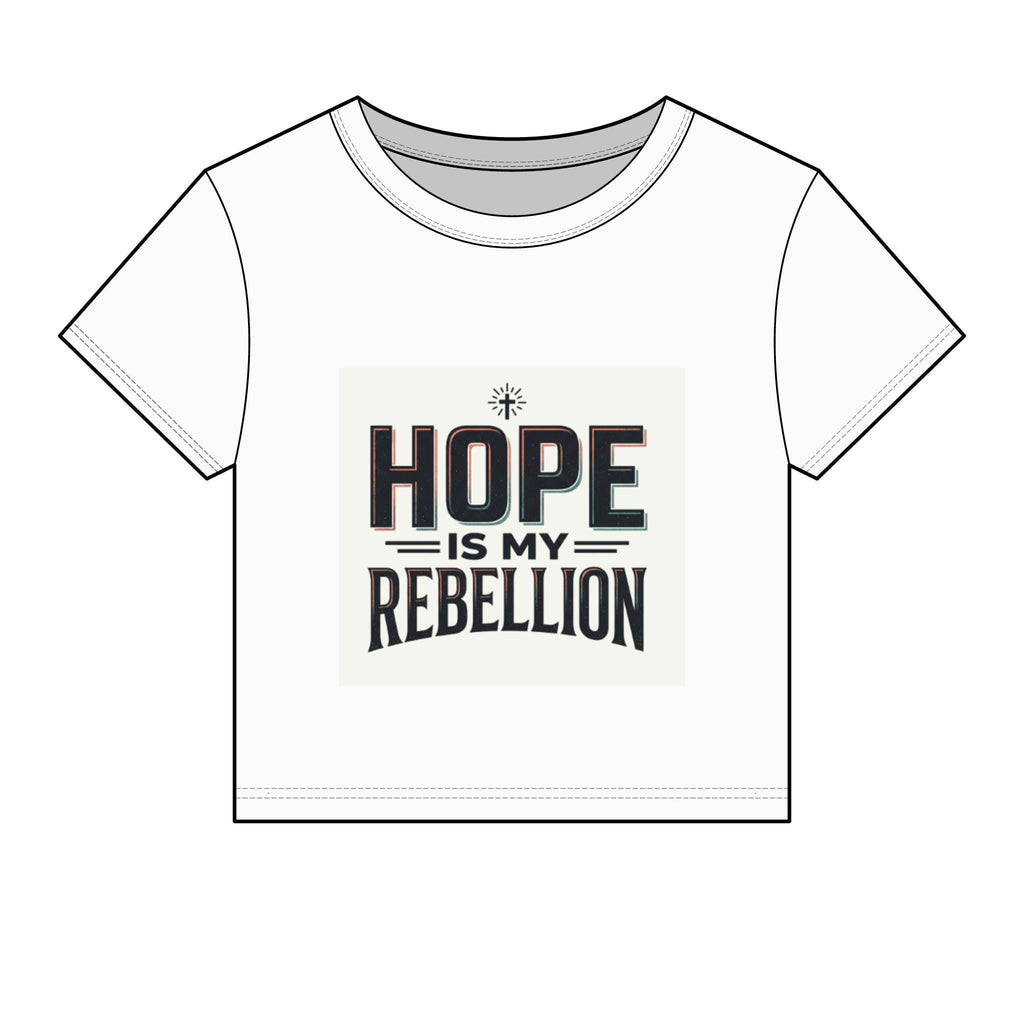 Hope Is My Rebellion T-Shirt | Graphic Typography Tee