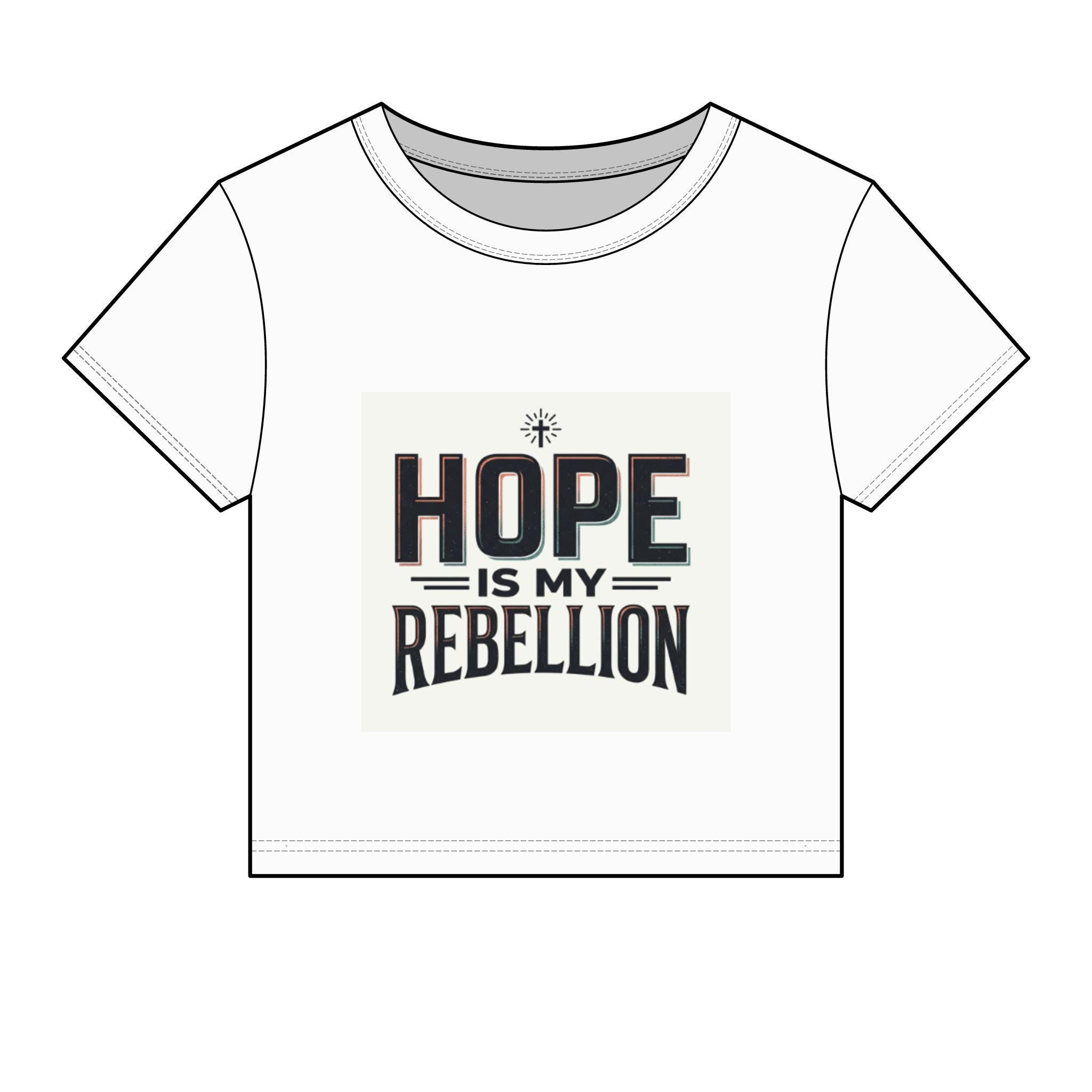 Hope Is My Rebellion T-Shirt | Graphic Typography Tee