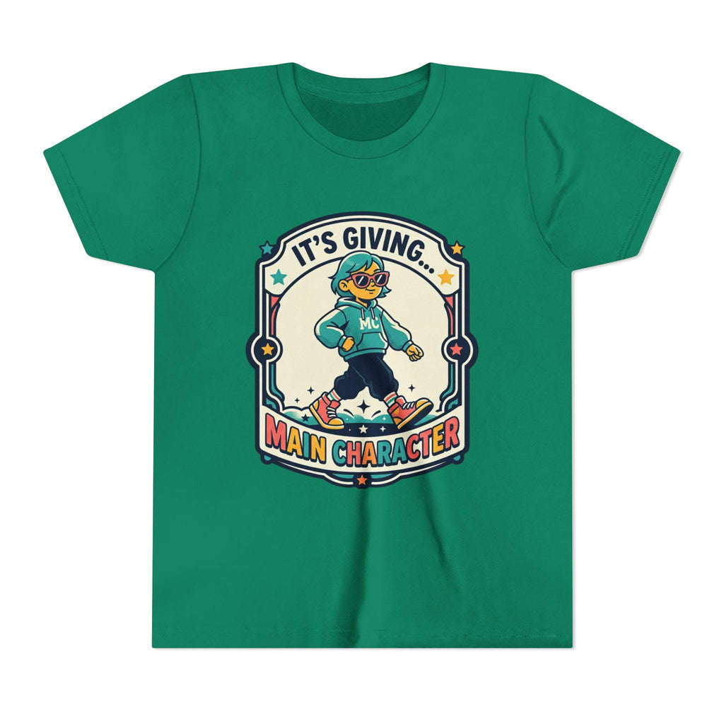 Youth Main Character Duck Graphic Tee | Retro Arcade Style Shirt
