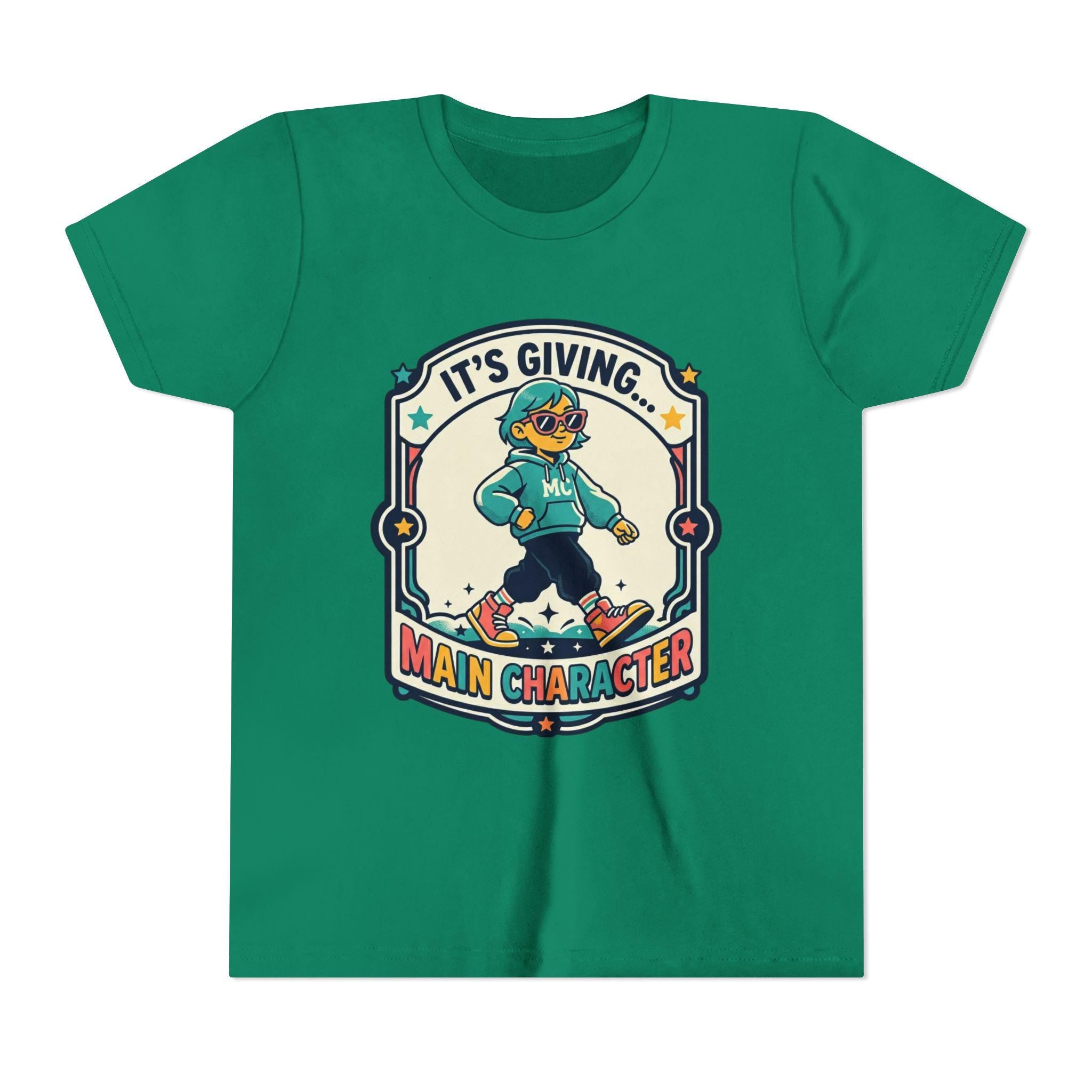 Youth Main Character Duck Graphic Tee | Retro Arcade Style Shirt