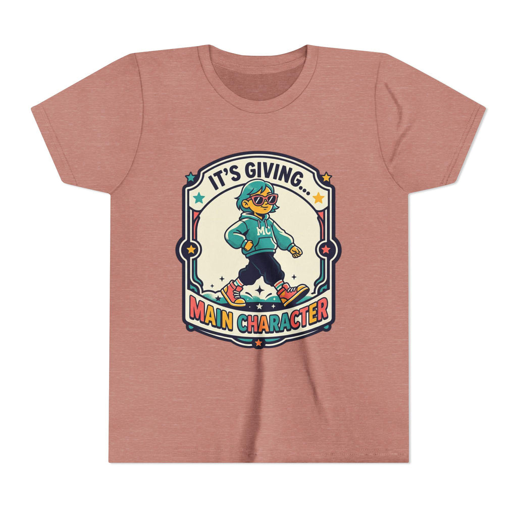 Youth Main Character Duck Graphic Tee | Retro Arcade Style Shirt