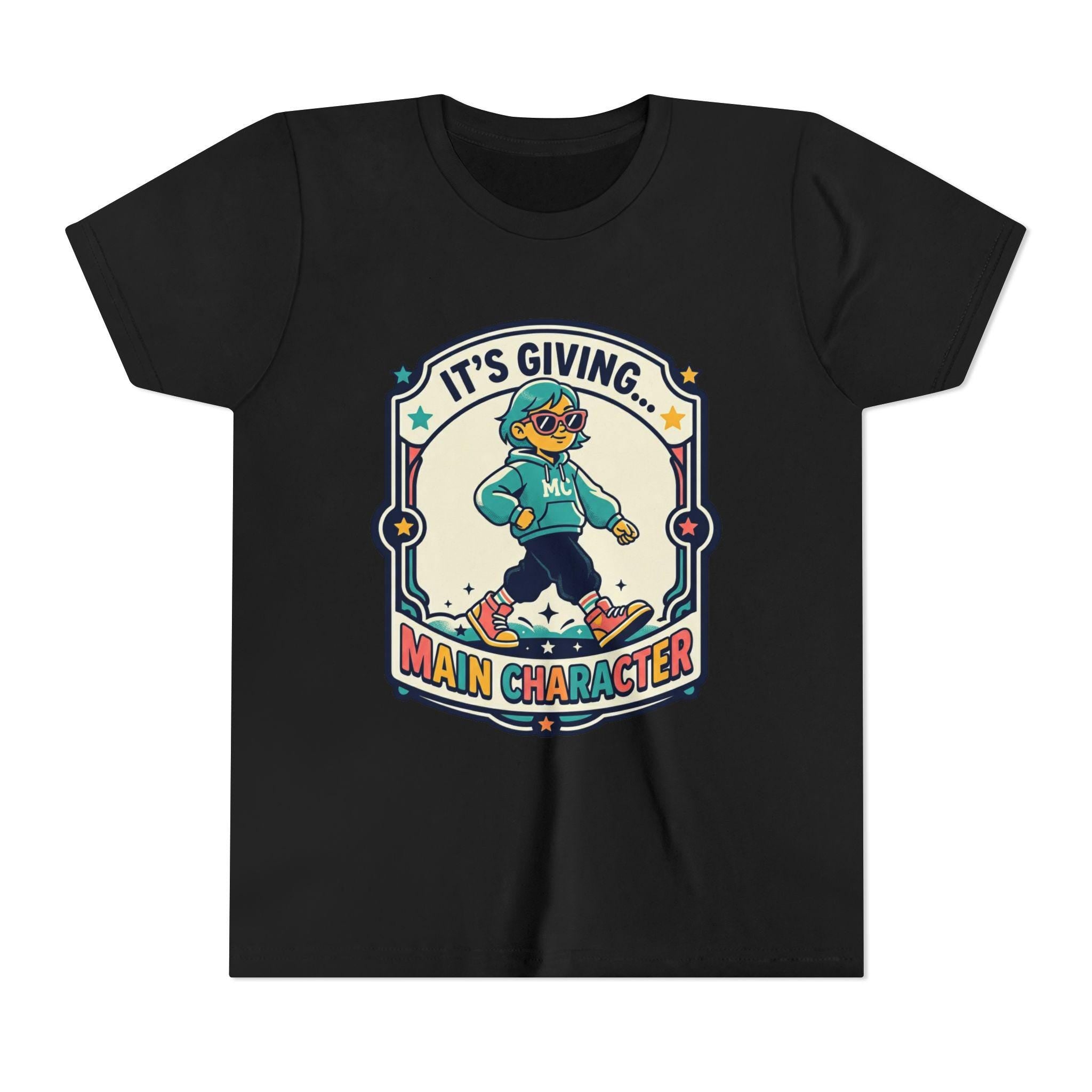 Youth Main Character Duck Graphic Tee | Retro Arcade Style Shirt