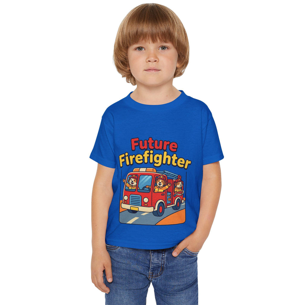 Future Firefighter Toddler T-shirt | Kids Fire Truck Design