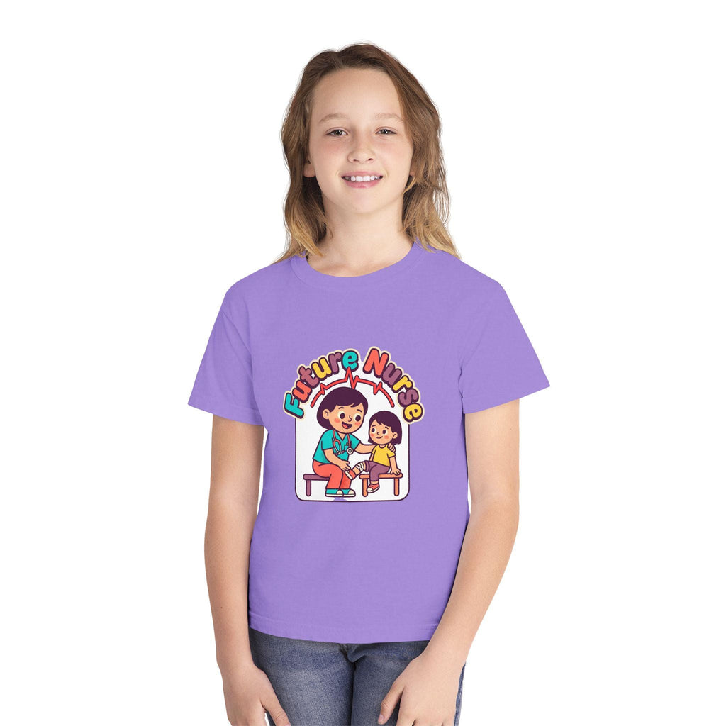 Youth Future Nurse Tee | Playful Healthcare Illustration, Pediatric Care Shirt