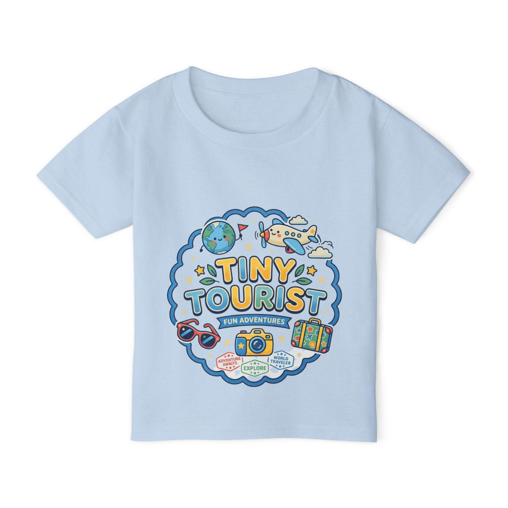 Tiny Tourist Toddler T-Shirt | Kids Travel Shirt, Camera Passport Design
