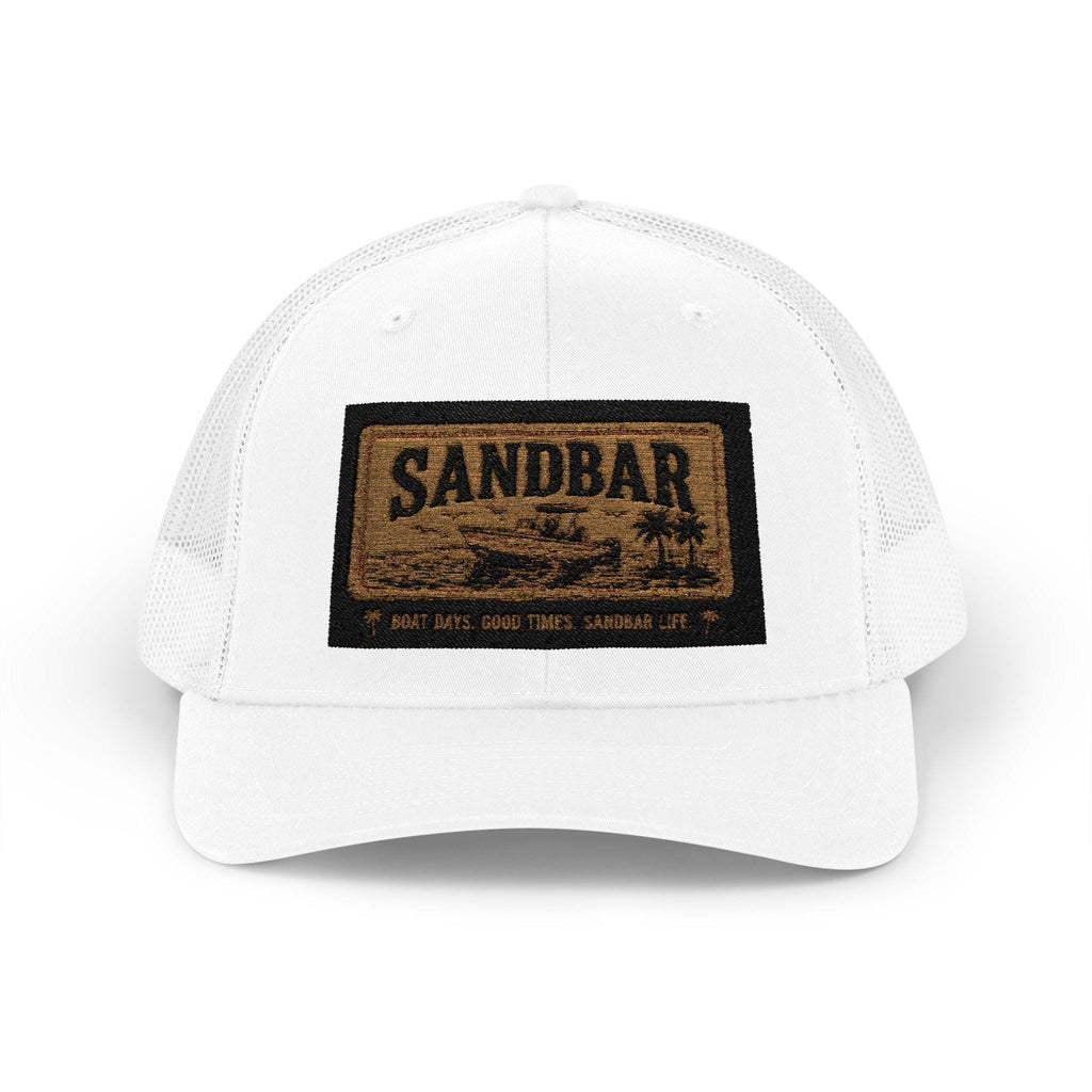 Sandbar Doormat Logo Snapback Cap | Trucker Hat, Mesh Back