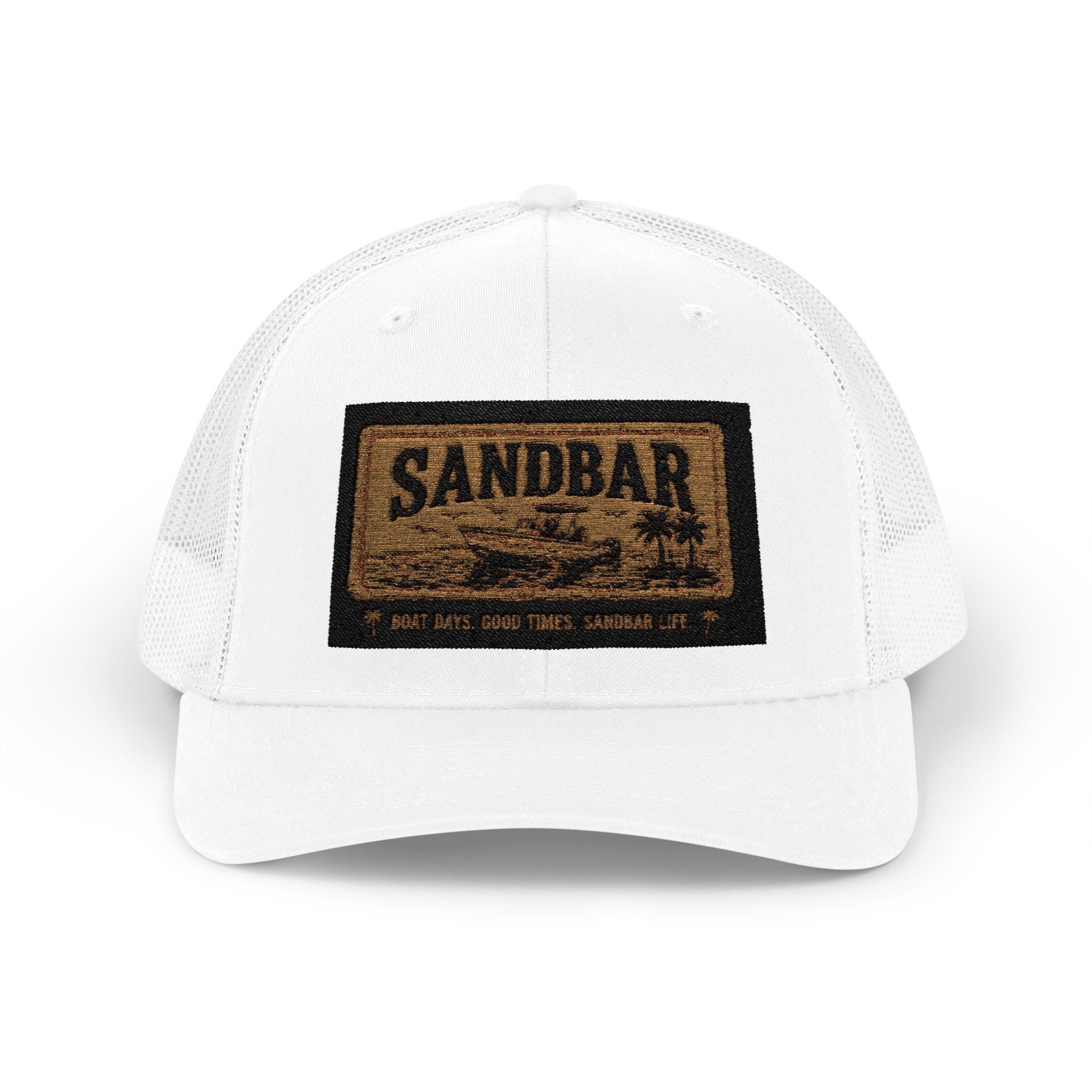 Sandbar Doormat Logo Snapback Cap | Trucker Hat, Mesh Back