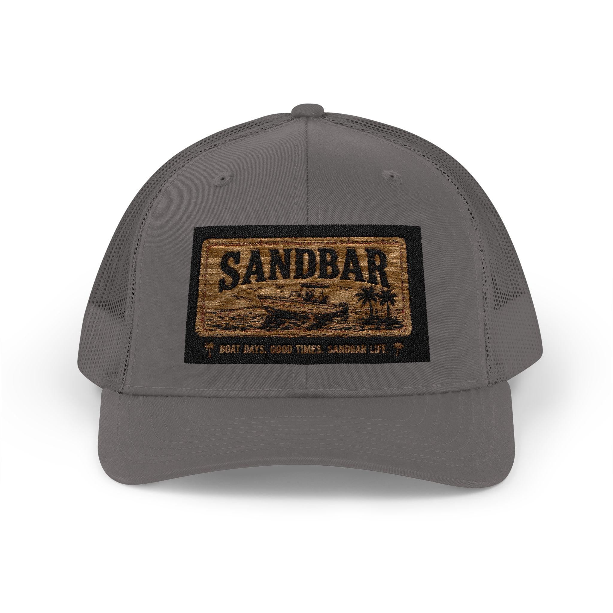 Sandbar Doormat Logo Snapback Cap | Trucker Hat, Mesh Back