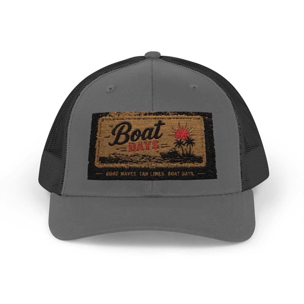Boat Co. Doormat Graphic Trucker Cap | Vintage Nautical Patch