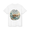 Ride the Waves Sea Turtle T-Shirt | Ocean Wave Graphic Tee