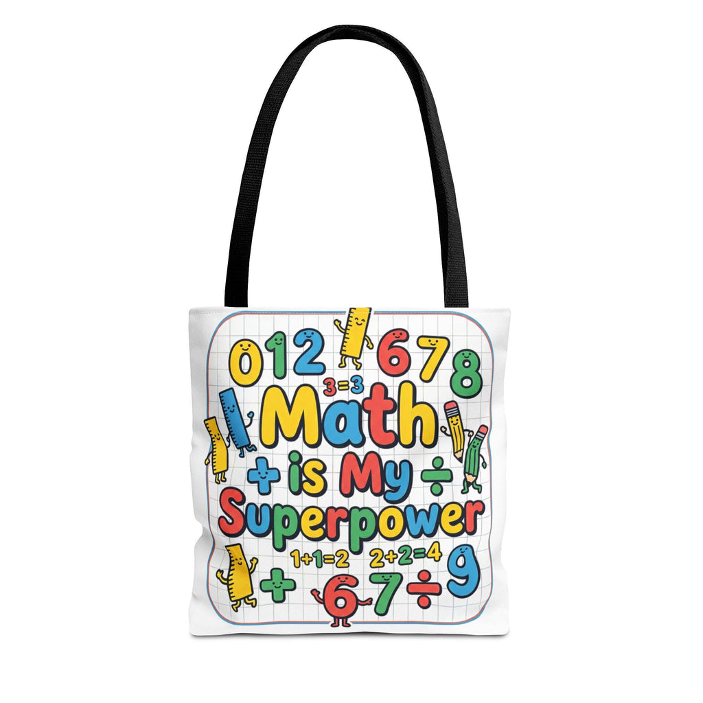Math Superpower Tote Bag | Teacher School Math Design