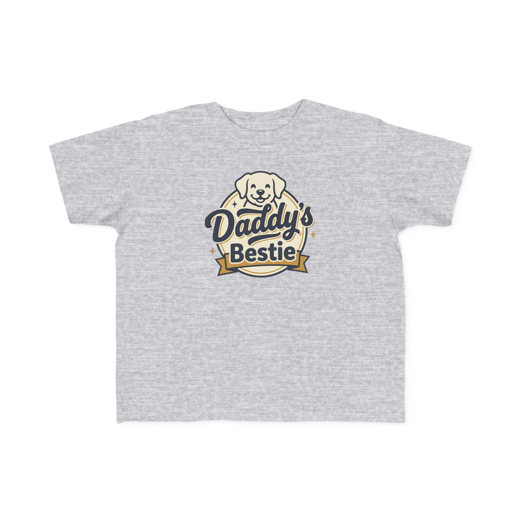 Daddy's Bestie Toddler Tee | Puppy Graphic, Kids Shirt