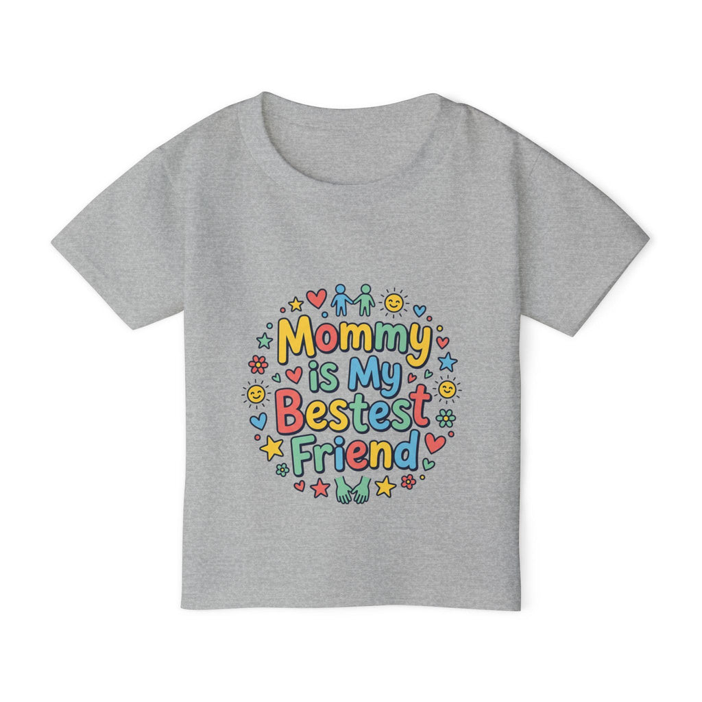 Mommy Is My Bestest Friend Toddler T-shirt | Cute Kids Graphic Tee