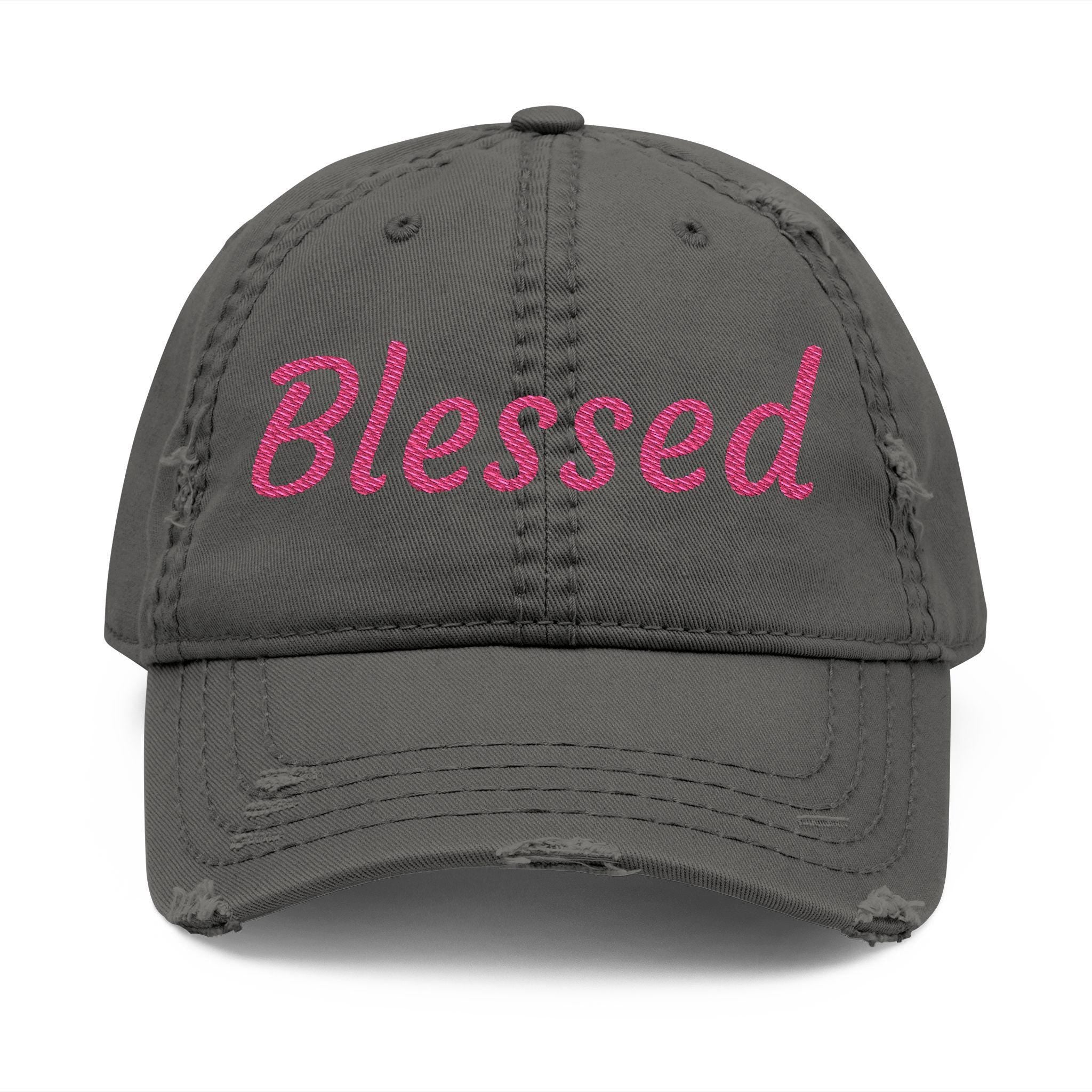 Blessed Embroidered Hat | Distressed Dad Hat