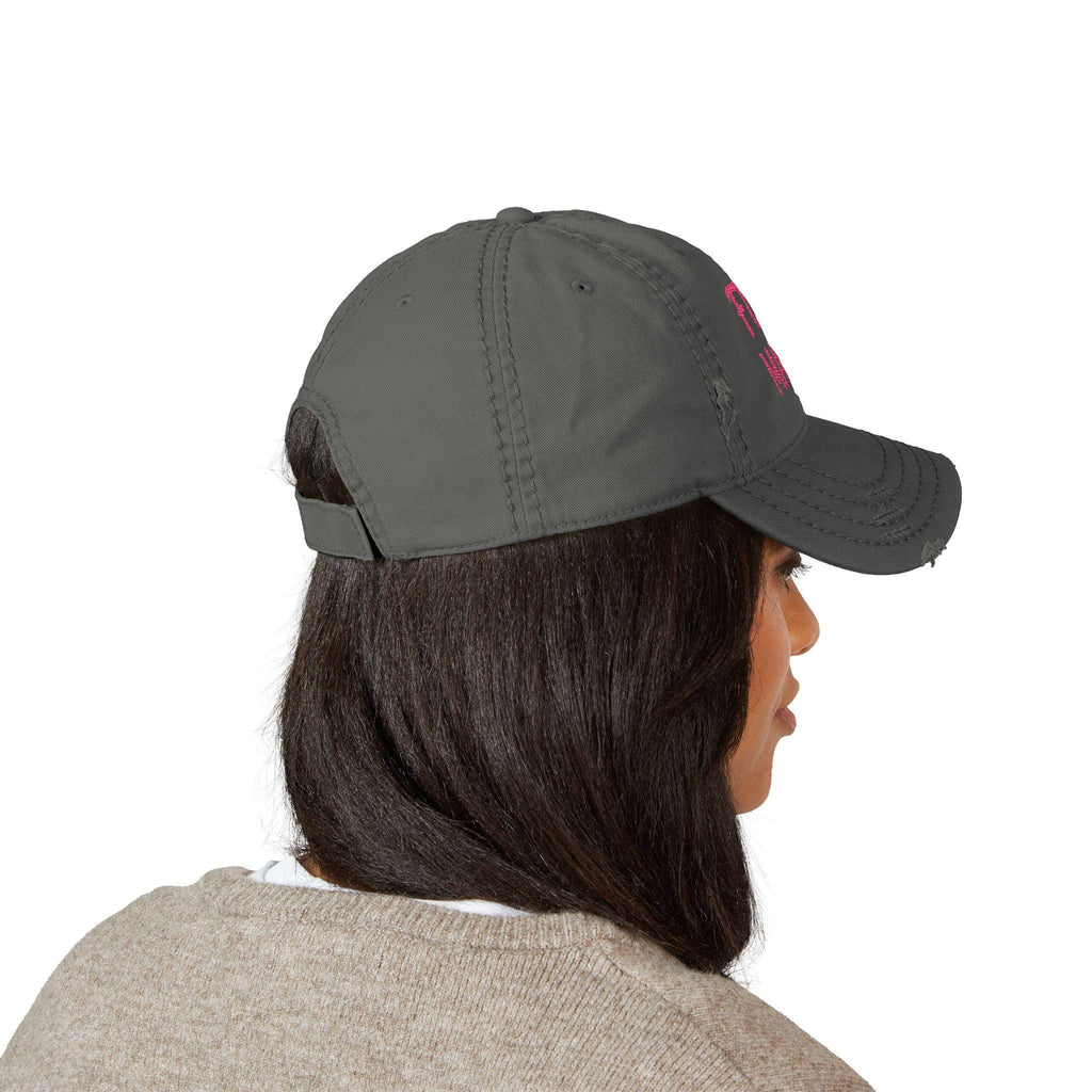 Fur Mama Dad Hat | Embroidered Distressed Cap