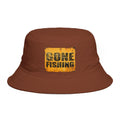 Gone Fishing bucket hat | distressed sign design, outdoor fishing hat