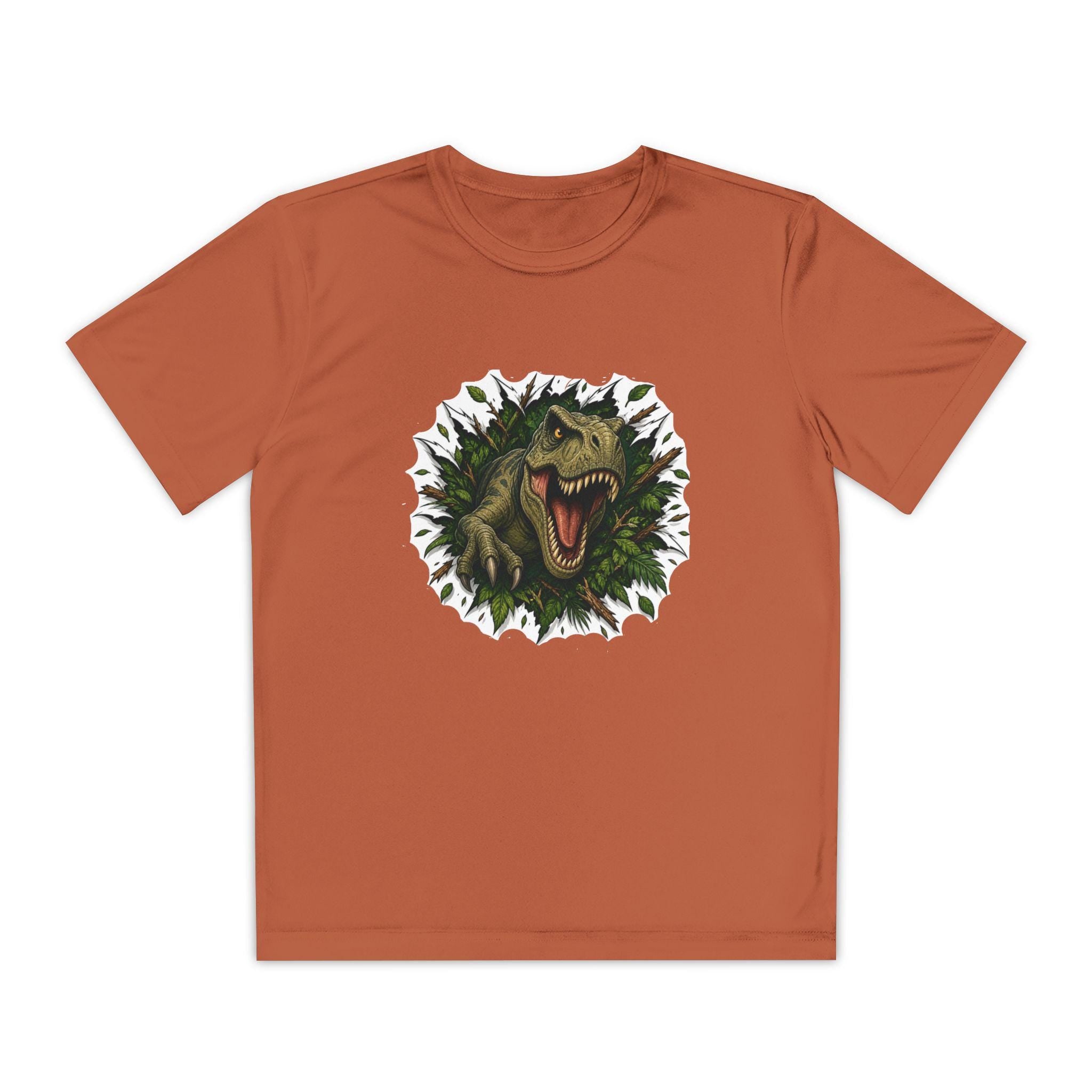 Roaring T-Rex Dinosaur Youth Tee | Dino Jungle Graphic, Kids Shirt